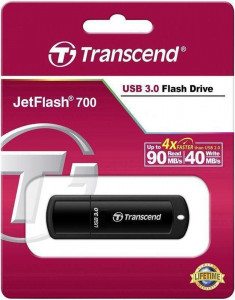  USB Transcend JetFlash 700 USB 3.0 8Gb Black 3