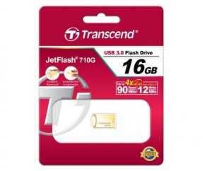 USB  Transcend JetFlash 710 16GB USB 3.0 Gold 4