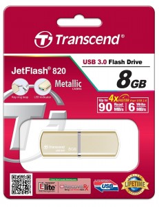  USB Transcend JetFlash 820 8GB Gold (TS8GJF820G) 4