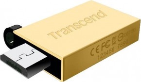  USB Transcend JetFlash OTG 380 16GB Gold (TS16GJF380G) 5