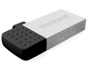  USB USB Transcend JetFlash OTG 380 16GB Silver (TS16GJF380S)