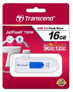  USB 3.0 Transcend JetFlash 790 16GB White (TS16GJF790W) 6