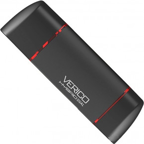 - Verico Hybrid Dual OTG USB 16Gb Black