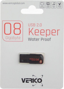  USB Verico Keeper USB 8 Gb Black Red 3