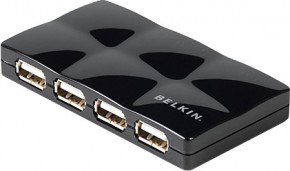 USB HUB Belkin Mobile ,  , USB 2.0, 7 , Black (F5U701cwBLK)