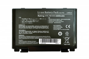  Elements   Asus F52 F82 K40 K50 K51 K60 K61 K70 X87 11.1V 4400mAh,  (F82-3S2P-4400CH)