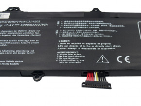  Elements   Asus VivoBook S200 S200E X201E X201E X202 X202E 7.4V 5000mAh,  (X202-2S1P-5000) 3