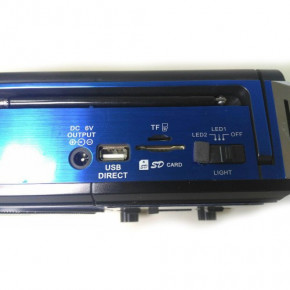   Golon RX-277LSD Solar MP3 USB Blue 6