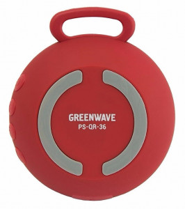   Greenwave Bluetooth PS-QR-36 Red 5