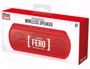  Trust Fero Wireless Bluetooth Speaker Red 6