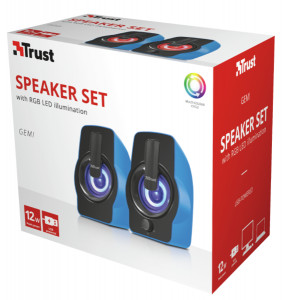   Trust Gemi RGB 2.0 speaker set blue 8