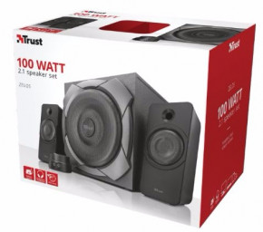   Trust Zelos 100Watt 2.1 Speaker Set 6