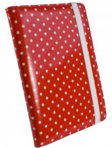     Tuff-Luv Slim Book (C2 40) Red Polka-Hot 3