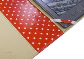     Tuff-Luv Slim Book (C2 40) Red Polka-Hot 5