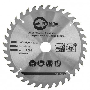        200*25.4*1.5 , 36  Intertool CT-3020