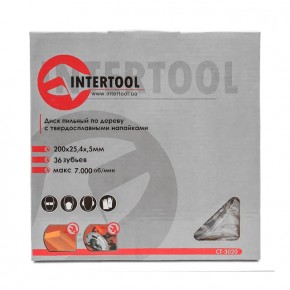        200*25.4*1.5 , 36  Intertool CT-3020 5