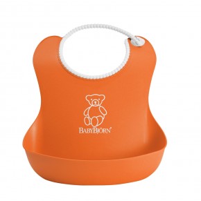  BabyBjorn Soft Bib 2 Orange/Turquoise 4