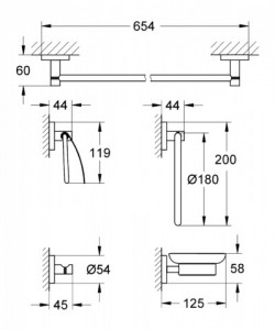   Grohe Essentials 40344001 3