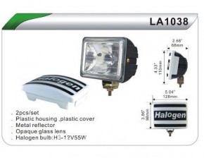   DLAA 1038 W/H3-12V-55W/128*98mm/