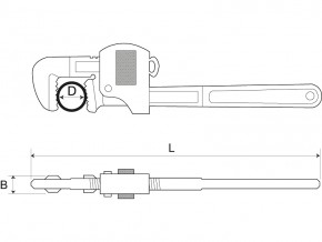   Bahco Stllson 361-10 3