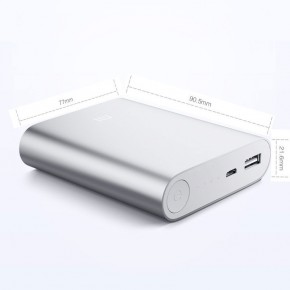   Xiaomi Mi 10400mAh Silver () 3