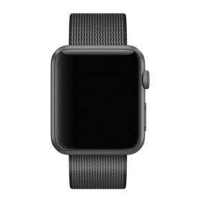  Apple Watch Woven Nylon 38mm Black (MM9R2) 3