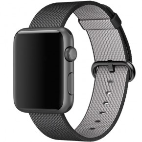  Apple Watch Woven Nylon 38mm Black (MM9R2) 4