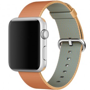  Apple Watch Woven Nylon 38mm Gold/Red (MM9R2) 4