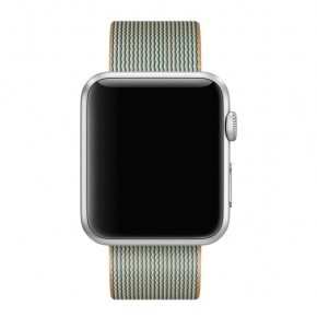  Apple Watch Woven Nylon 38mm Gold/Royal Blue (MM9R2) 3