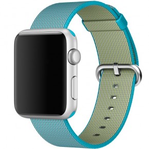  Apple Watch Woven Nylon 38mm Scuba Blue (MM9R2) 4