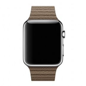   Apple Watch Leather Loop 42mm Large Light Brown (MMAT2) 3