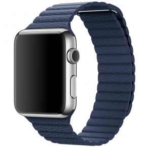   Apple Watch Leather Loop 42mm Large Midnight Blue (MMAT2) 4