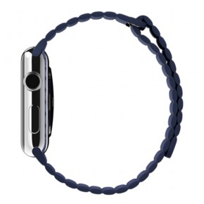   Apple Watch Leather Loop 42mm Large Midnight Blue (MMAT2) 5