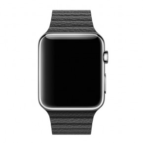   Apple Watch Leather Loop 42mm Medium Black (MMAT2) 3