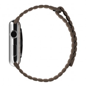   Apple Watch Leather Loop 42mm Medium Light Brown (MMAT2) 5