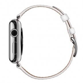  Single Tour  AppleWatchHermes 38mm Blanc (MMML2) 5