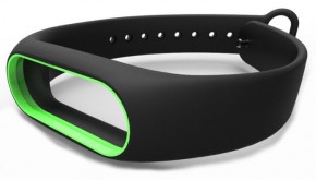  Xiaomi Mi Band 2 Black/Green (28381)