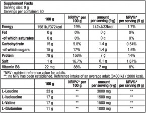  BioTech USA Nutrition BCAA Flash Zero 9g - apple 3