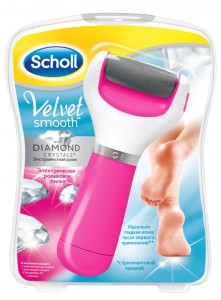    Scholl Velvet Smooth Diamond Crystals Pink (5052197048230)