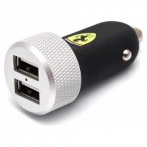    Ferrari 2-USB 2.1A with Apple Connector 30-pin/Lightning Black (FERUCC2UPBL)