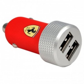    Ferrari 2-USB 2.1A with Apple Connector 30-pin/Lightning Red (FERUCC2UPRE)