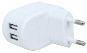   Manhattan 2 USB 2.1A White 4