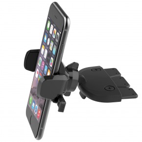  iOttie Easy One Touch Mini CD Slot Universal Car Mount Holder Cradle Black (HLCRIO123)