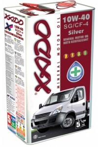   Xado Atomic Oil 10W-40 SG/CF-4 Silver 1