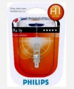  Philips 12454RAC1 H1 100W 12V P14,5s Rally 4