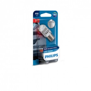  Philips 12839RedB1 P21W LED 12V Red B1