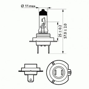  Philips 12972ECOB1 H7 55W 12V PX26d Eco Vision 3