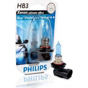  Philips 9005BVUB1 HB3 65W 12V P20d BlueVision Ultra