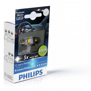   Philips Festoon Vision LED T10.5x38 4000K 128584000KX1