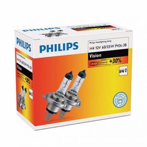   Philips H4 Vision 3200K 2/ (12342PRC2)